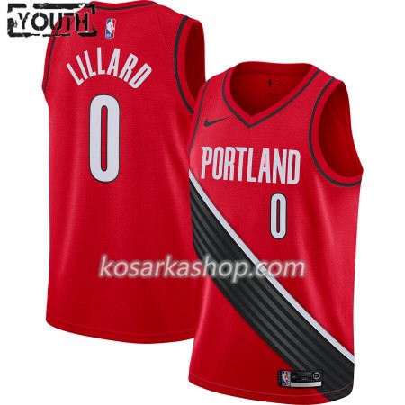 Dres Portland Trail Blazers Damian Lillard 0 Nike 2019-20 Statement Edition Swingman - Dječji